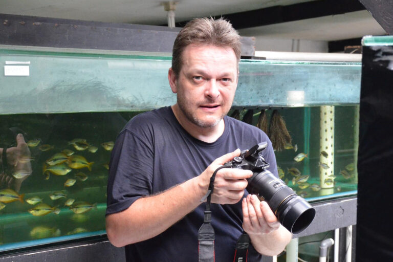 This respected Sulawesi fish expert is helping us now: Andreas Wagnitz